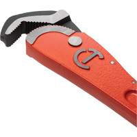 Cl&eacute; pour tuyau acier auto-ajustable, Cap des m&acirc;choires 1-1/2", Longueur 12", Fini Rev&ecirc;tement en poudre, Prise Non-ergonomique Trail Hammer and Bolt