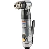 Perceuse pneumatique &agrave; angle, 20,5 pi, cu/min, 1/4" NPT, 98 dBA, 3/8" mandrin, Avec cl&eacute; Trail Hammer and Bolt