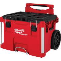 Boîte &agrave; outils sur roues PACKOUT, 18" x 22" x 19-1/2", Noir/Rouge Trail Hammer and Bolt