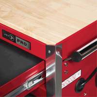 PRC4211 Armoire roulante de s&eacute;rie Pro, 11 tiroirs, 42" la x 18" p x Rouge Trail Hammer and Bolt