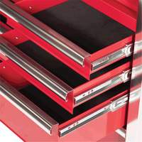 PRC4211 Armoire roulante de s&eacute;rie Pro, 11 tiroirs, 42" la x 18" p x Rouge Trail Hammer and Bolt