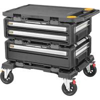 Poste de travail modulaire 4-en-1 TOUGHSYSTEM 2.0 DXL, 34" x 25-4/5" x 30", Noir/Jaune Trail Hammer and Bolt
