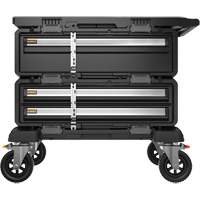 Poste de travail modulaire 4-en-1 TOUGHSYSTEM 2.0 DXL, 34" x 25-4/5" x 30", Noir/Jaune Trail Hammer and Bolt