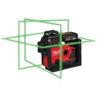 Laser vert &agrave; 3 plans sur 360° M12 avec r&eacute;cepteur et alignement automatique Trail Hammer and Bolt