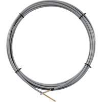 1/4" x 35' Chain Snake Cable with Rust Guard  Trail Hammer and Bolt
