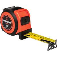 Ruban &agrave; mesurer CONTROLTOUCH, 1-3/16" x 16', Marques de goujon SAE Trail Hammer and Bolt
