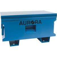 Coffre &agrave; outils de chantier, 33" x 20-3/10" x 18-3/10", Acier, Bleu Trail Hammer and Bolt