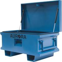 Coffre &agrave; outils de chantier, 33" x 20-3/10" x 18-3/10", Acier, Bleu Trail Hammer and Bolt
