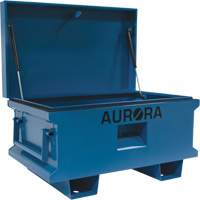 Coffre &agrave; outils de chantier, 33" x 20-3/10" x 18-3/10", Acier, Bleu Trail Hammer and Bolt