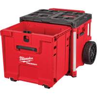 Coffre &agrave; outils roulant avec tiroir PACKOUT, 19" x 24" x 20", Noir/Rouge Trail Hammer and Bolt