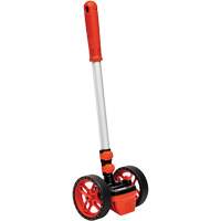 SAE Dual Wheel Measuring Wheel, 4"/10.16 cm, 9999' Range, Inches/Feet Trail Hammer and Bolt