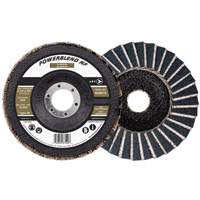 Disque &agrave; lamelles POWERBLEND NF, 4-1/2" x 7/8", Type 29, Grain Z60, Alumine de zirconium Trail Hammer and Bolt