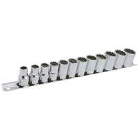 Jeu de douilles m&eacute;triques &agrave; 12 pans SS3812M-12 , 12 Mcx, Prise de 3/8" Trail Hammer and Bolt