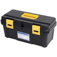 Coffre &agrave; outils portatif en plastique JPTB-16, 16" la x 8" p x 7-1/2" h, Noir Trail Hammer and Bolt