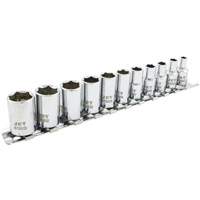 Jeu de douilles m&eacute;triques &agrave; 6 pans SS1411M-6, 11 Mcx, Prise de 1/4" Trail Hammer and Bolt