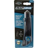 Couteau professionnel de 18 mm avec verrouillage &agrave; cliquet, Acier inoxydable, Robuste, Prise en Plastique Trail Hammer and Bolt
