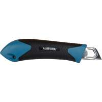 Couteau professionnel de 18 mm, Acier inoxydable, Robuste, Prise en Caoutchouc Trail Hammer and Bolt
