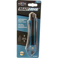 Couteau professionnel de 18 mm, Acier inoxydable, Robuste, Prise en Caoutchouc Trail Hammer and Bolt