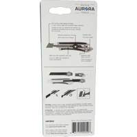 Couteau professionnel de 18 mm, Acier inoxydable, Robuste, Prise en Caoutchouc Trail Hammer and Bolt