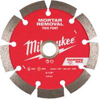 DIAMOND MAX Tuck Point Diamond Blade Trail Hammer and Bolt