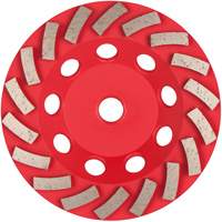 Meule boisseau diamant&eacute;e &agrave; 18 segments Turbo DIAMOND MAX Trail Hammer and Bolt