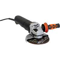 BIG 6 PS Brushless Angle Grinder, 6", 120 V, 15 A, 9600 RPM Trail Hammer and Bolt