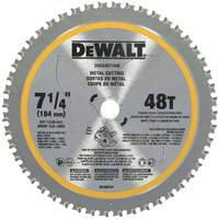 Lame de scie circulaire, 7-1/4", 48 dents, Pour M&eacute;tal Trail Hammer and Bolt