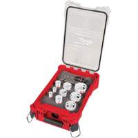 Ensemble de scies-cloches bim&eacute;tallique QUICK LOK HOLE DOZER avec organisateur compact PACKOUT, 12 morcea Trail Hammer and Bolt