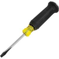 Tournevis de d&eacute;molition avec embout plat &eacute;vas&eacute;, 1/4", 9-2/5" lo, Prise Coussin&eacute;e Trail Hammer and Bolt
