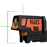 Compact Green Cross-Line Laser Level with Plumb Spot Trail Hammer and Bolt