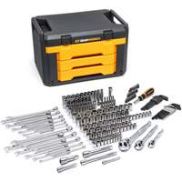 Jeu d'outils pour m&eacute;canicien dans boîte de rangement &agrave; trois tiroirs Trail Hammer and Bolt