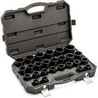 Jeu de douilles m&eacute;triques &agrave; 6 pans, 26 Mcx, Chocs, Prise de 3/4" Trail Hammer and Bolt