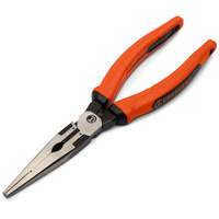 Pince &agrave; bec long Z2 avec poign&eacute;e &agrave; prise en cuir double mat&eacute;riau, 8" lo Trail Hammer and Bolt