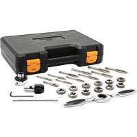 SAE Ratcheting Tap & Die Set, 27 Pieces Trail Hammer and Bolt