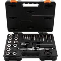 Metric Ratcheting Tap & Die Set, 27 Pieces Trail Hammer and Bolt