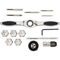 Metric Ratcheting Tap & Die Set, 15 Pieces Trail Hammer and Bolt