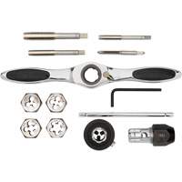 SAE Ratcheting Tap & Die Set, 13 Pieces Trail Hammer and Bolt