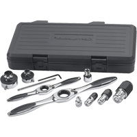 Ratcheting Tap & Die Accessory Set, 11 Pieces Trail Hammer and Bolt