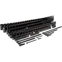 Jeu de douilles maîtresses SAE/m&eacute;triques &agrave; 6 pans, 209 Mcx, Chocs, Profond Trail Hammer and Bolt