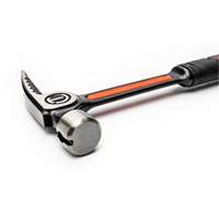 Smooth-Face Framing Hammer, 22 oz., Solid Steel Handle, 16" L Trail Hammer and Bolt