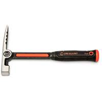 Brick Hammer, 15 oz., Solid Steel Handle, 7" L Trail Hammer and Bolt