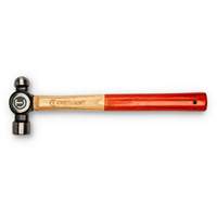 Ball Pein Hammer, 24 oz. Head Weight, Polished Face, Wood Handle Trail Hammer and Bolt