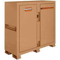 Model 109 Jobsite Cabinet with Padlock, Steel, 47.5 Cubic Feet, Tan Trail Hammer and Bolt