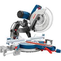 Dual-Bevel Glide Miter Saw, 12", 15 A, 120 V Trail Hammer and Bolt