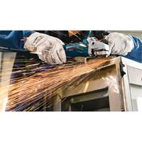 Angle Grinder, 4-1/2", 120 V, 7.5A, 11000 RPM Trail Hammer and Bolt