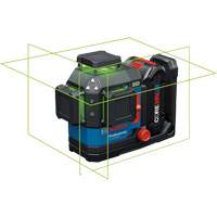 360 Connected Green-Beam Three-Plane Leveling and Alignment Laser Trail Hammer and Bolt