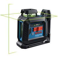 Green-Beam Self-Leveling 360° Cross-Line Laser Trail Hammer and Bolt