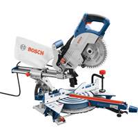 Single-Bevel Slide Miter Saw, 8-1/2", 12 A, 120 V Trail Hammer and Bolt