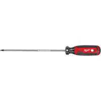 Square Screwdriver, #2 Tip, 12-7/10" L, Cushion Grip Handle Trail Hammer and Bolt