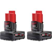 M12 REDLITHIUM XC4.0 Batteries, Lithium-Ion, 12 V, 4 Ah Trail Hammer and Bolt